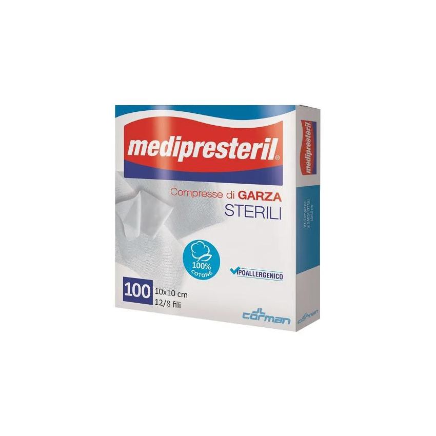 Medipresteril Compresse Sterili in Garza - 12/8 Fili, 10x10cm