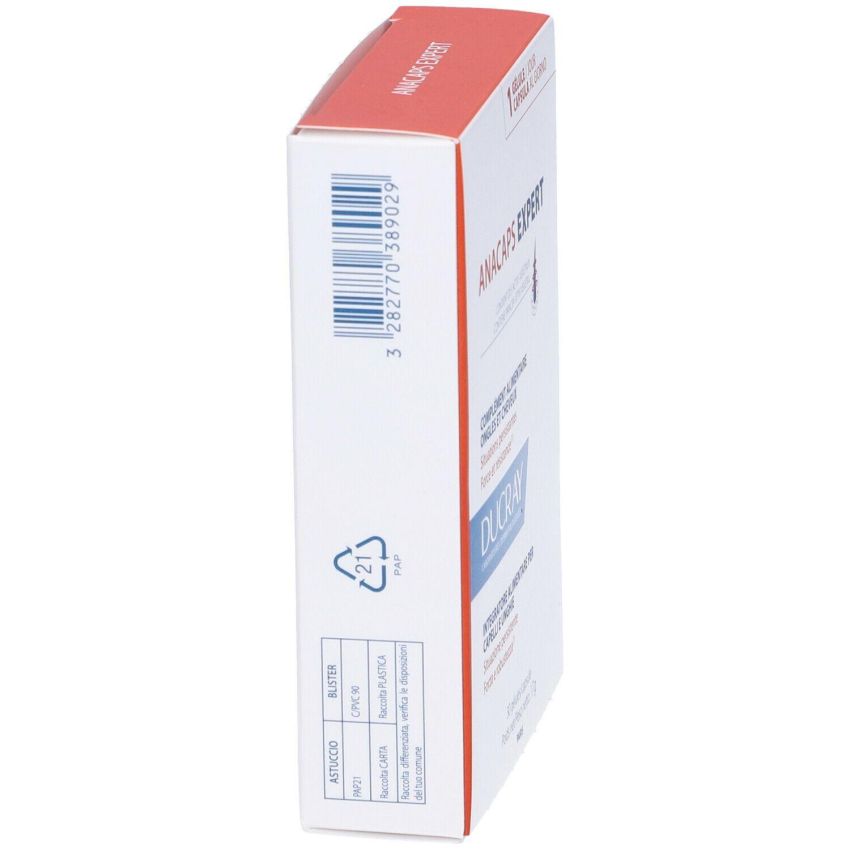 Ducray Anacaps Expert - Integratore per Capelli e Unghie, 30 Capsule