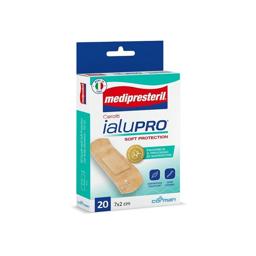 Medipresteril Ialupro Soft Protection - 20 Cerotti Sterili Morbidi 7x2cm