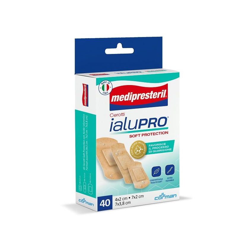 Medipresteril Ialupro Soft Protection - Cerotti Sterili Assortiti, 40 Pezzi