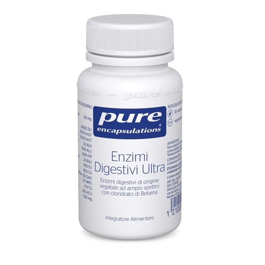 Pure Encapsulations Ultra Digestive Enzymes, 30 Capsule