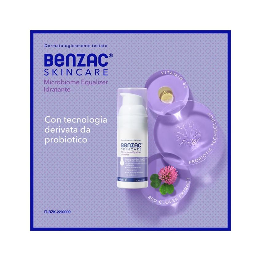 Benzac Equalizer Lozione Idratante Viso 50ml