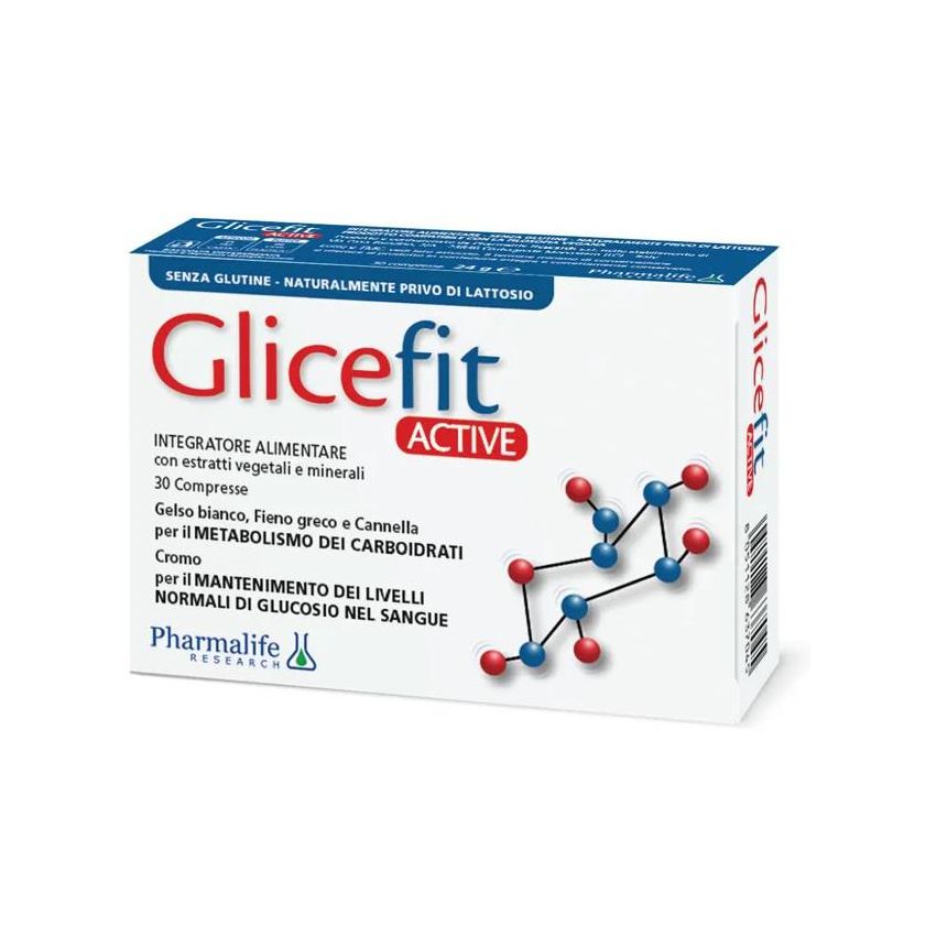 Pharmalife Glicefit Active - Supplemento da 30 Compresse