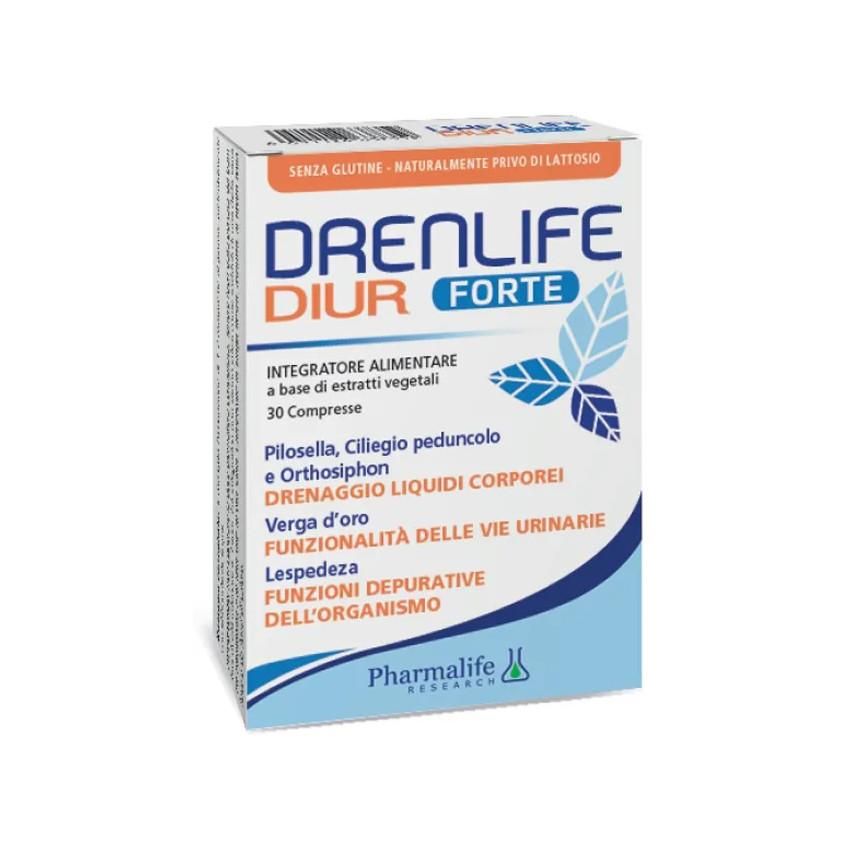 Pharmalife Drenlife Forte - Diuretico Naturale, 30 Compresse