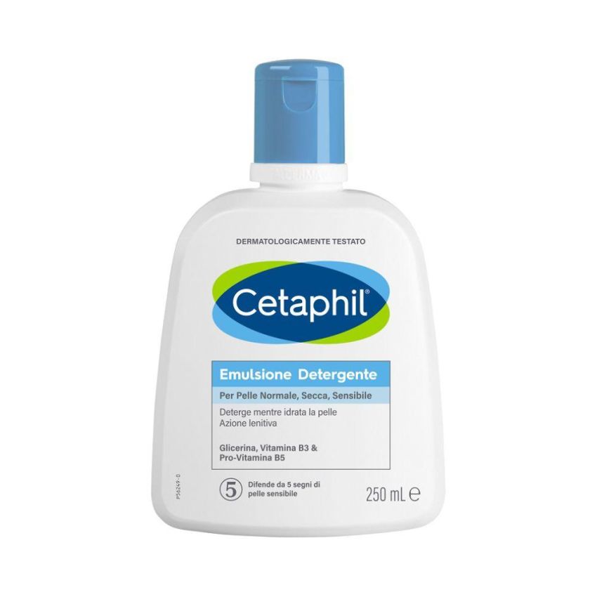 Cetaphil Detergente Lenitivo Emulsione 250ml per Pelle Sensibile