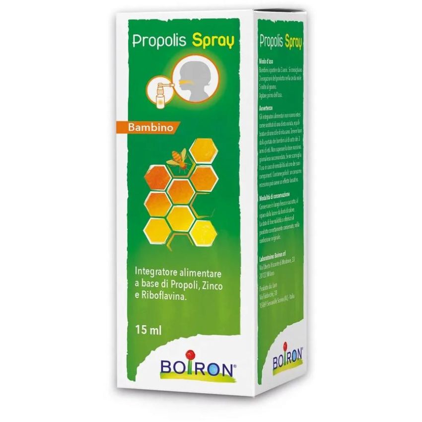 Spray Gola Propolis Boiron per Bambini 15ml