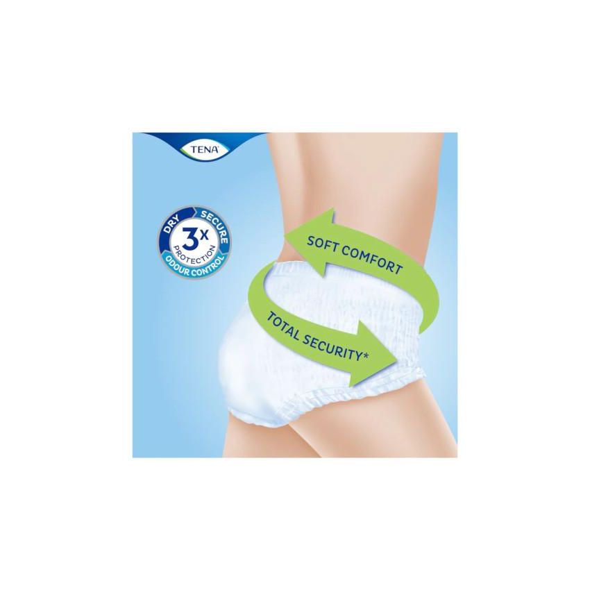 Tena Pants Maxi - Pannolini Assorbenti in Mutandina, Taglia M, Pacco da 8 Pezzi