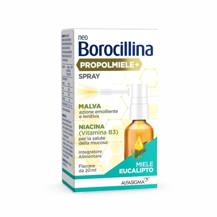 Spray alla Propoli e Miele Neoborocillina 20ml