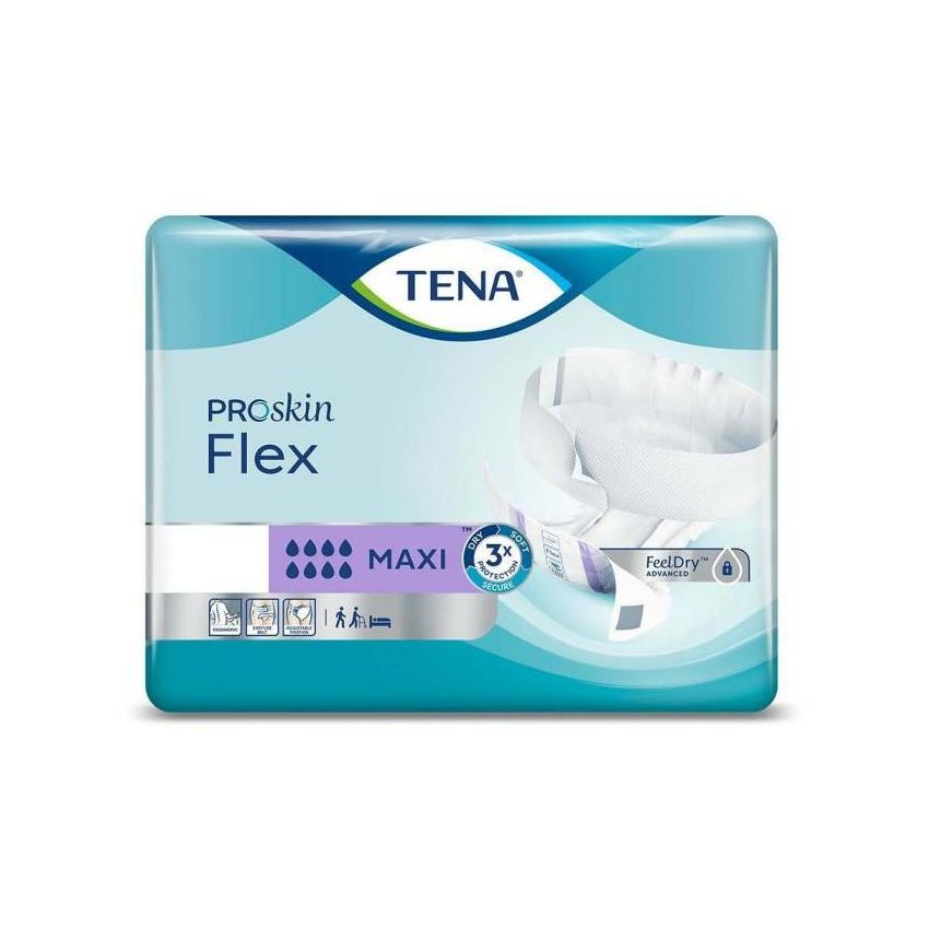Tena Flex Maxi Small - Pannoloni a Cintura, Confezione da 22 Pezzi
