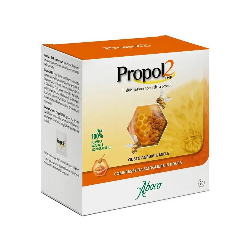 Aboca Propol2 EMF - Integratore Immunitario - 20 Compresse