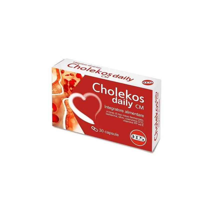 Kos Cholekos Daily - Supporto Naturale per il Colesterolo, 30 Capsule