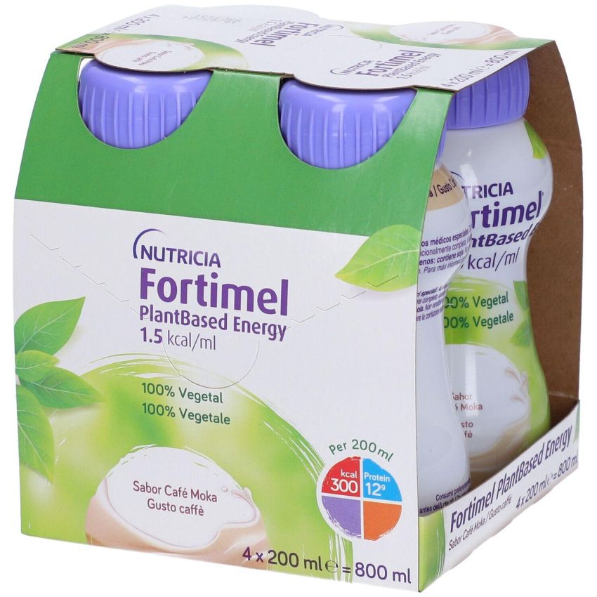 Nutricia Fortimel Energia a Base di Piante e Caffè 4x200ml