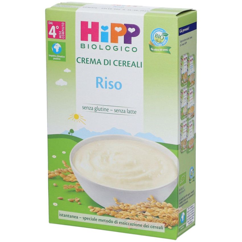 Hipp Bio Crema di Cereali con Riso Biologico per Bambini - 200g