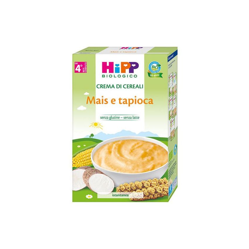 Hipp Bio Crema di Cereali con Mais e Tapioco, 200g