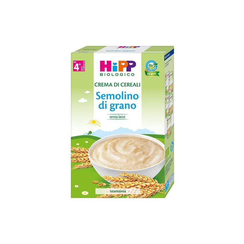 Hipp Bio Semolino di Grano Crema di Cereali Biologica, 200g