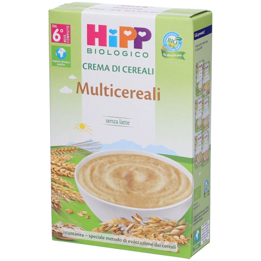 Hipp Bio Crema Multicereali per Bambini 6+ Mesi, 200g