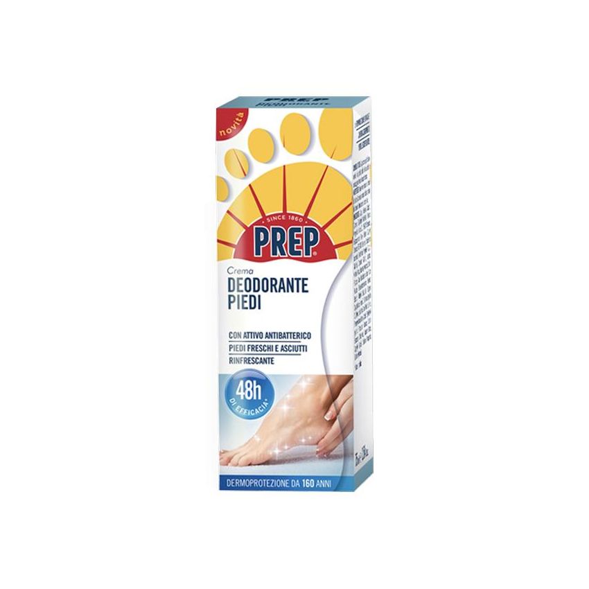 Crema Deodorante Preparatrice per Piedi, 75ml