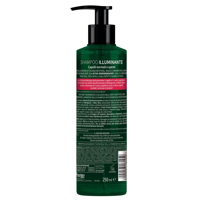 Restivoil Tecnonaturae Shampoo Illuminante, 250ml