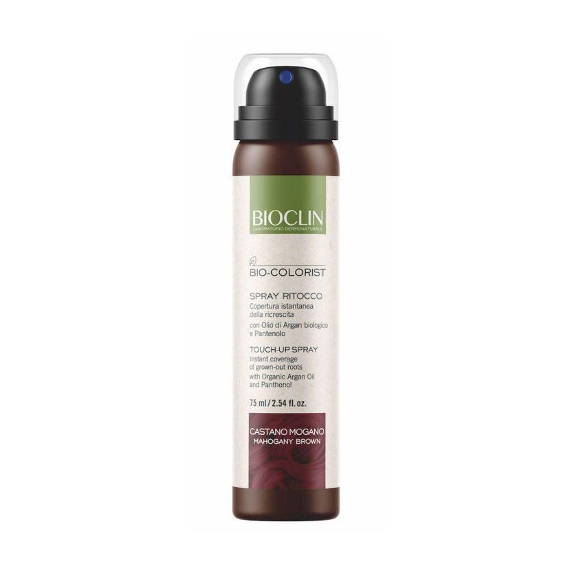Spray Bioclin Bio Colorist per Ritocco Capelli, Castano Mogano, 75ml