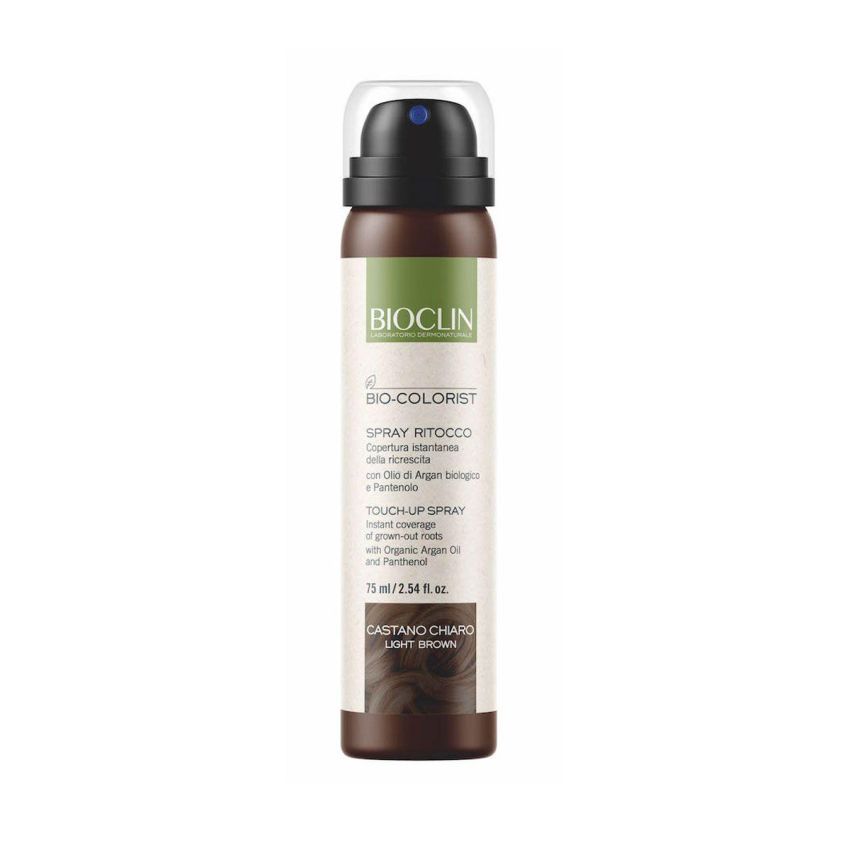 Spray di Ritocco per Capelli Bioclin Bio Colorist - Castano Chiaro 75ml