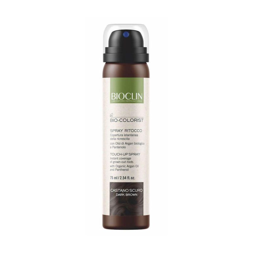 Bioclin Bio Colorist - Spray di Ritocco per Capelli Castano Scuro, 75ml