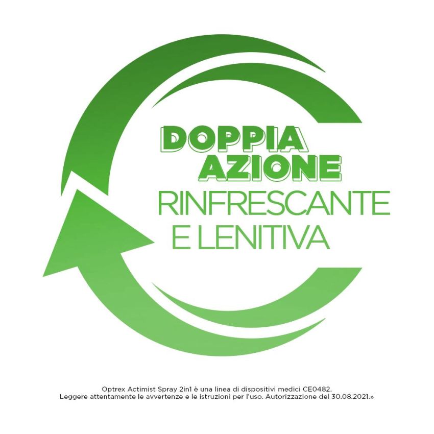 Optrex Actimist 2-in-1 Spray per Occhi Secchi e Affaticati, 10ml