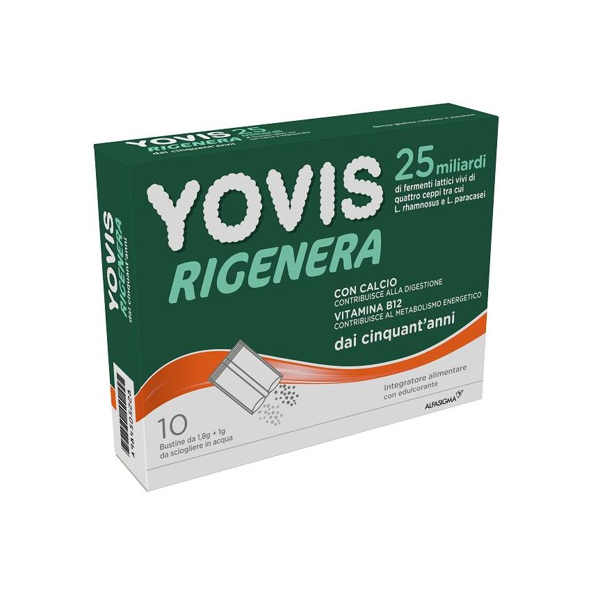 Yovis Rigenera - Supplemento Digestivo in 10 Bustine Pratiche