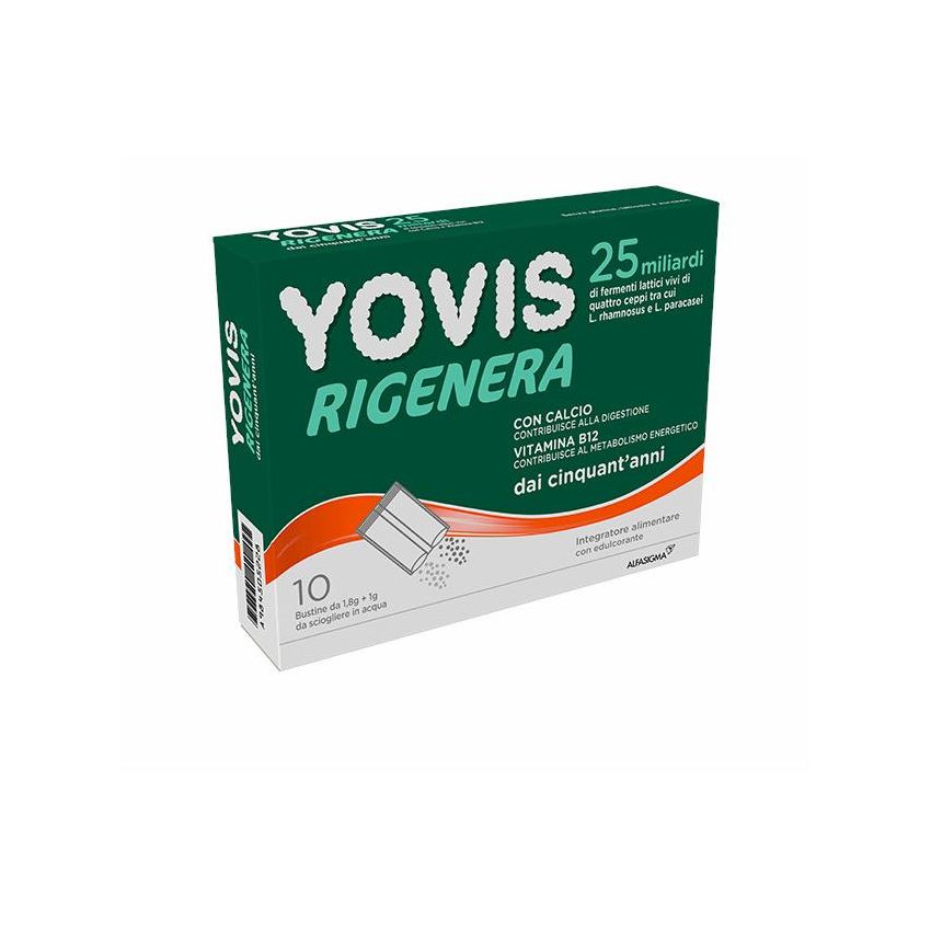 Yovis Rigenera - Supplemento Digestivo in 10 Bustine Pratiche
