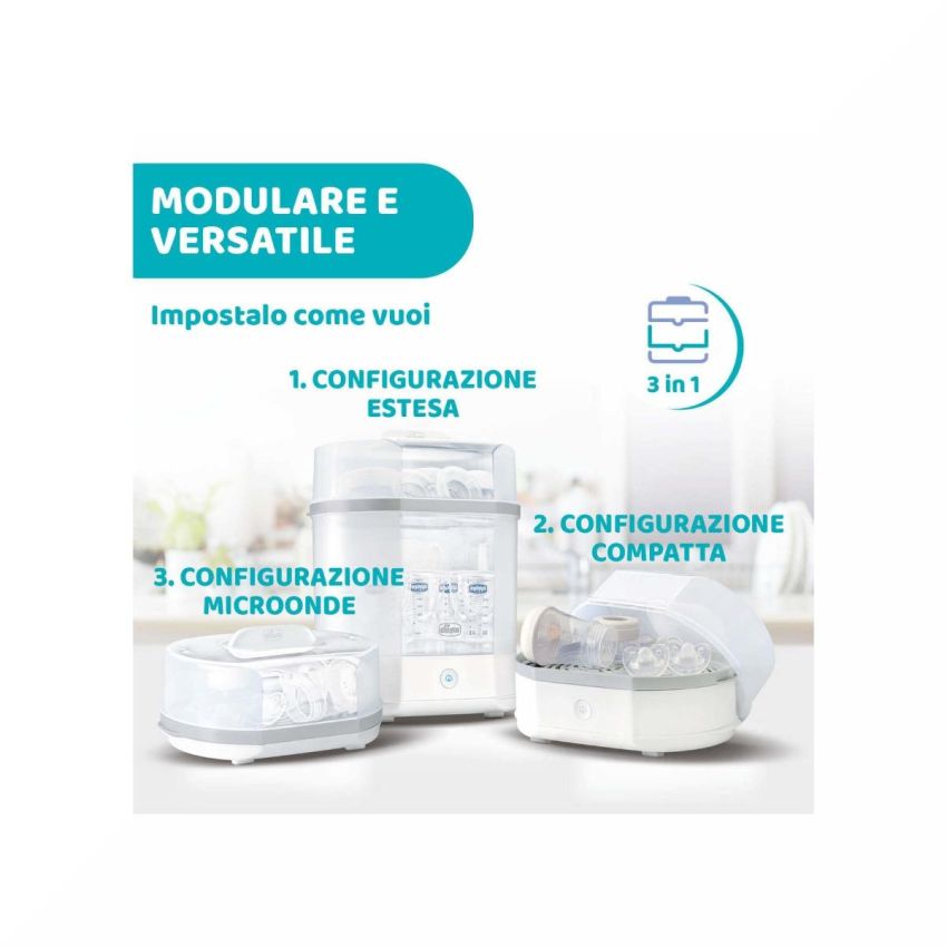 Sterilizzatore a Vapore per Biberon Chicco