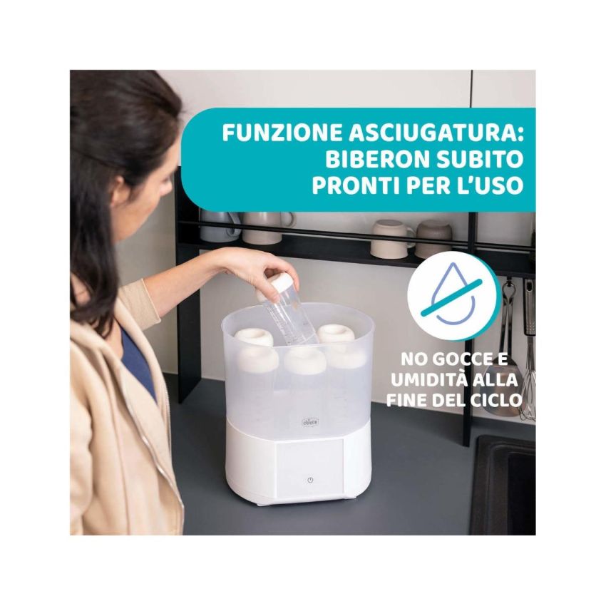 Chicco Sterilizzatore Rapido per Biberon e Piccoli Oggetti