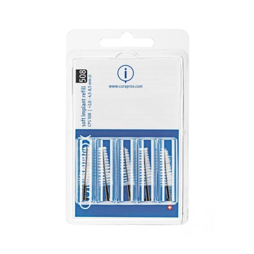 Curaprox CPS 508 Black Soft - Set di 5 Scovolini Interdentali