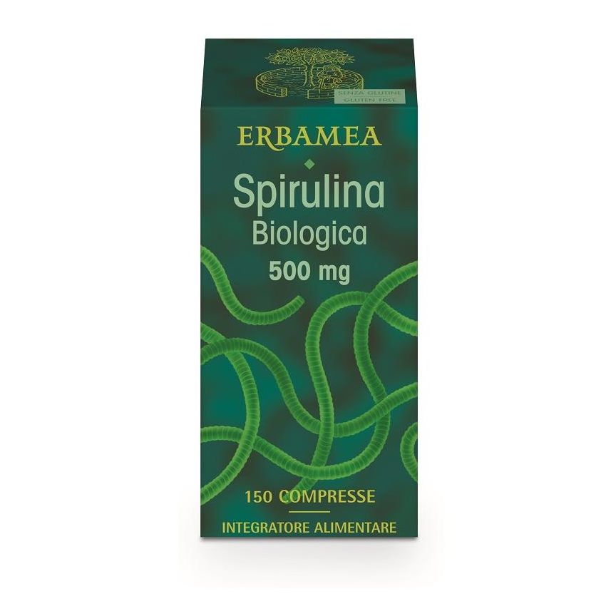 Spirulina Biologica Erbamea - Pura e Naturale, 150 Compresse