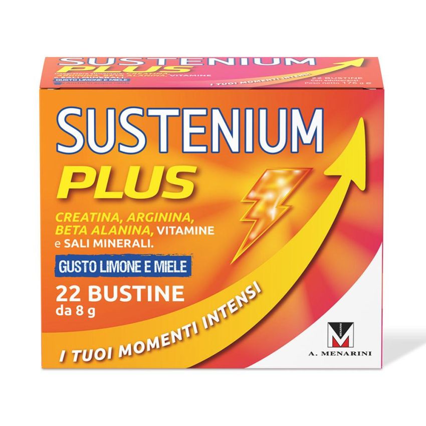 Sustenium Plus con Sapore di Limone e Miele - 22 Bustine