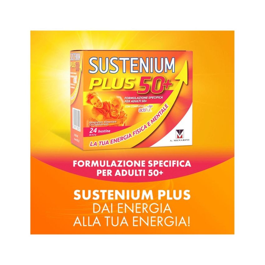 Sustenium Plus per Et√† 50+ con 24 Bustine