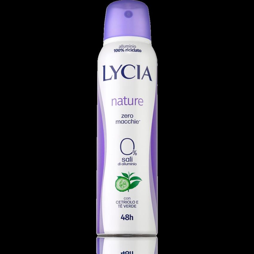 Lycia Nature Deodorante Spray al Tè Verde e Cetriolo - 150ml