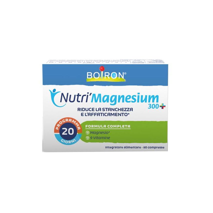 Boiron Nutri' Magnesium 300+ - Pacco da 80 Compresse