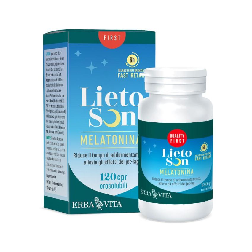 Melatonina Lietoson 120 Compresse by Erba Vita