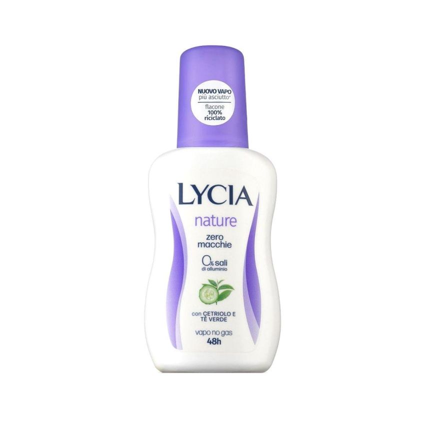 Lycia Nature Deodorante al Cetriolo e The Verde, 75ml