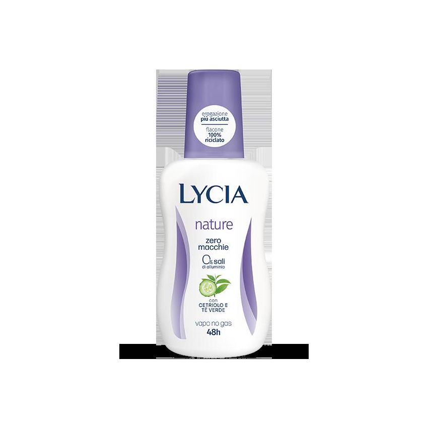 Lycia Nature Deodorante al Cetriolo e The Verde, 75ml