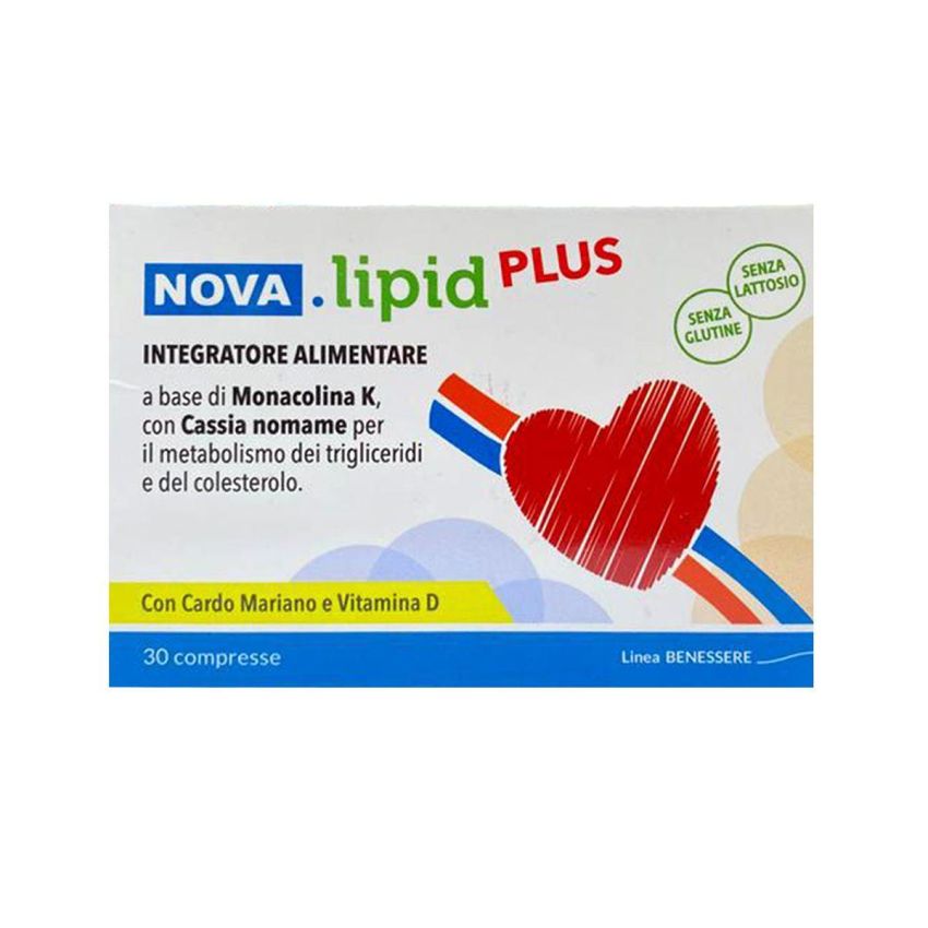 Nova Lipid Plus - Integratore Alimentare, 30 Compresse