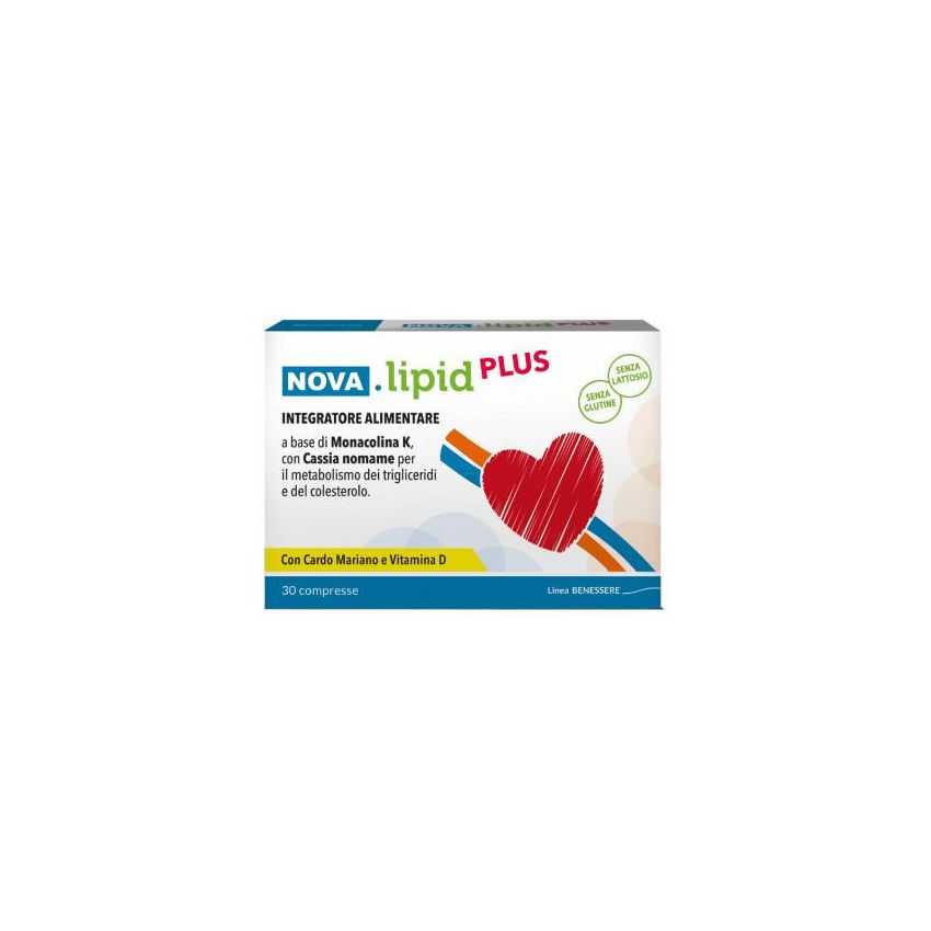 Nova Lipid Plus - Integratore Alimentare, 30 Compresse