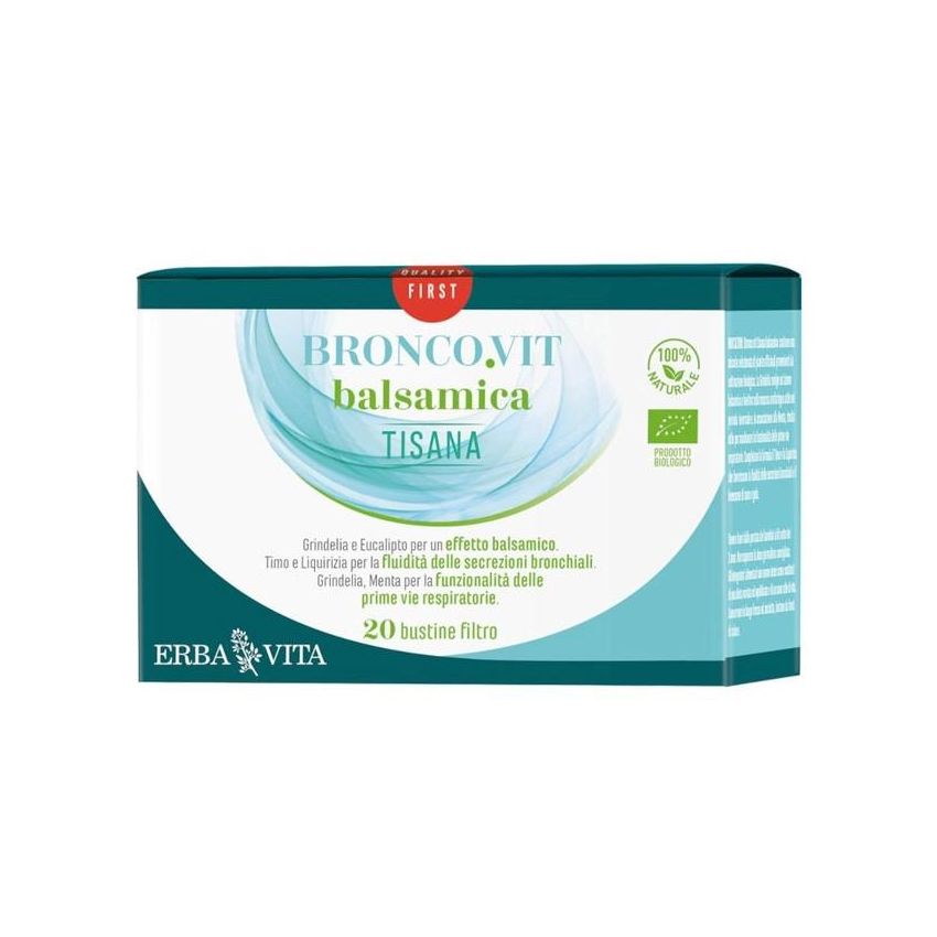 Erba Vita Broncovit - Tisana Balsamica 12 Bustine