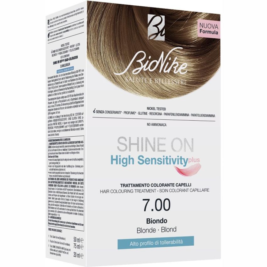 Bionike Shine On High Sensitivity Plus in Blonde 7.00