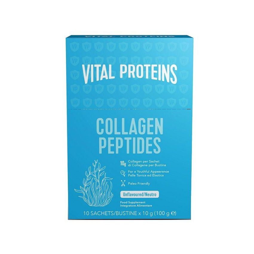 Vital Proteins - Collagen Peptides in Bustine da 10g - Confezione da 10 Pezzi