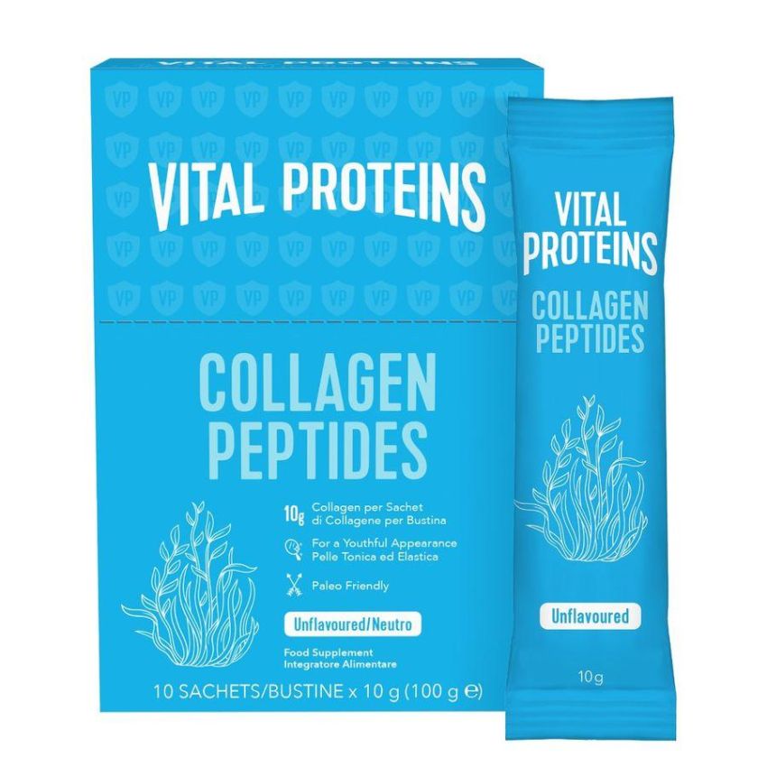 Vital Proteins - Collagen Peptides in Bustine da 10g - Confezione da 10 Pezzi