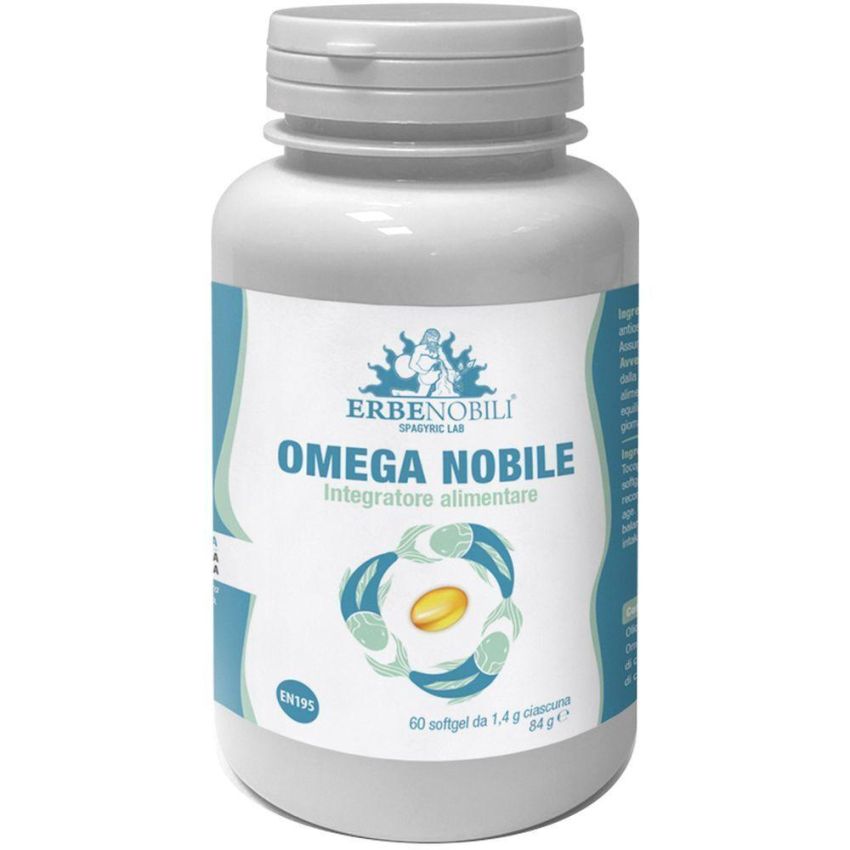 Erbe Nobili Omega Nobile - Integratore Salutare da 60 Softgel