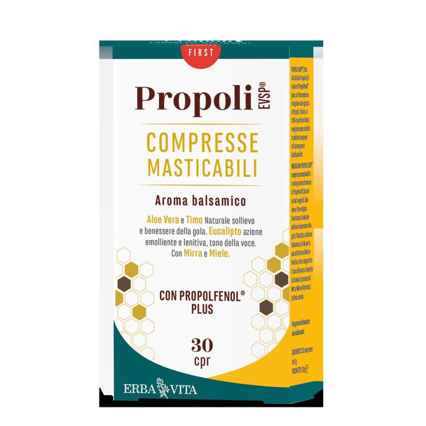 Erba Vita Propoli EVSP - Integratore Naturale con 30 Compresse