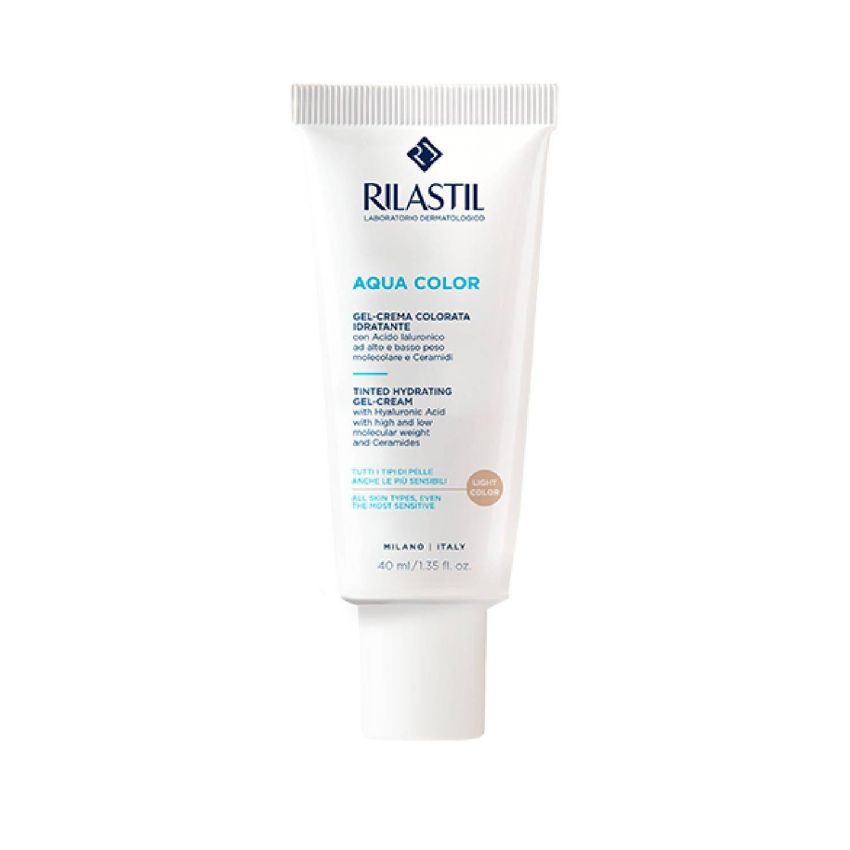 Rilastil Aqua Color - Gel Crema Idratante Colorato Medium 40ml