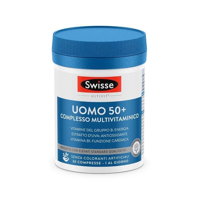 Swisse Multivitaminico per Uomo 50+ in 30 Compresse
