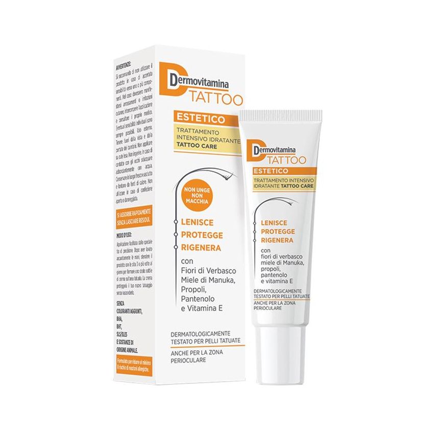 Dermovitamina Tattoo Idratante Estetico - Trattamento per Tatuaggi 15ml